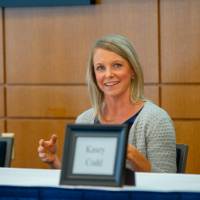 Rachel Becklin with two other people.